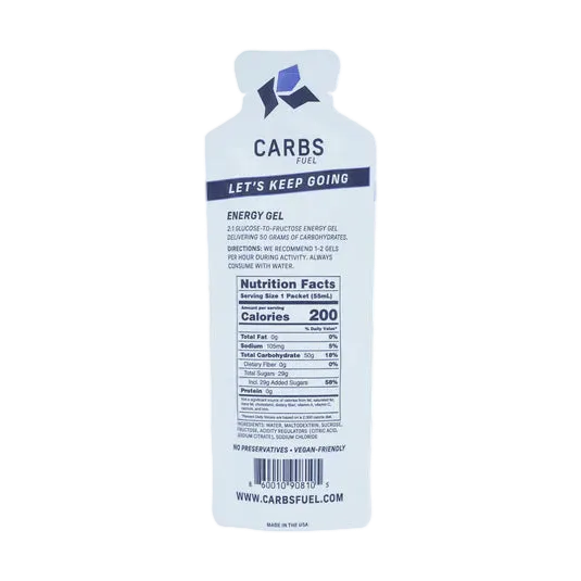 Gel energético Carbs Fuel Original 50 g (Caja)