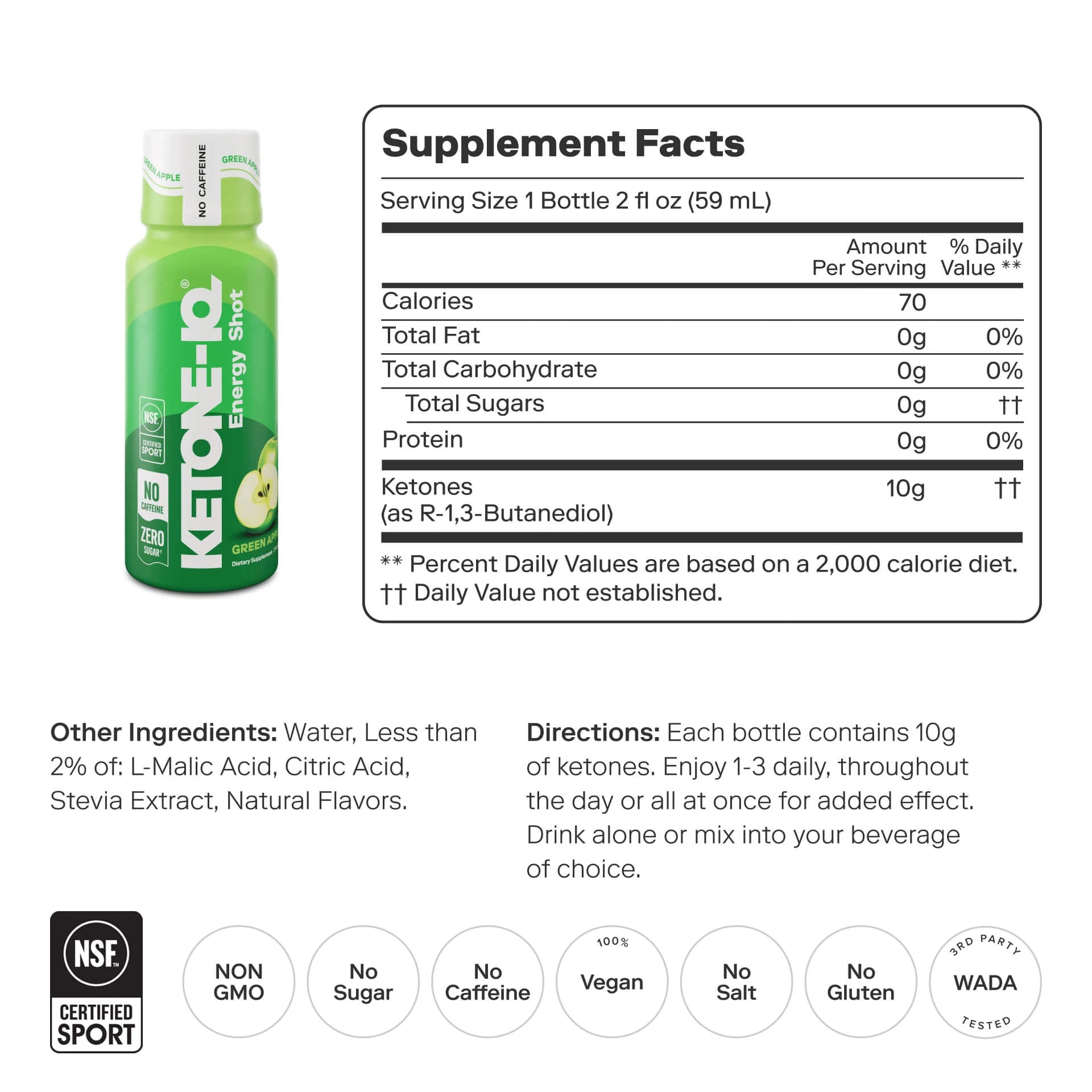 KETONE-IQ sin cafeina (caja de 6)
