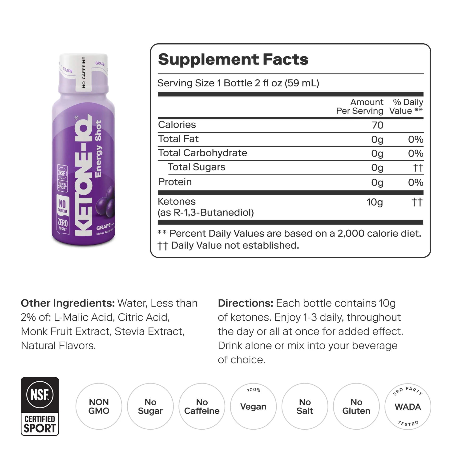 KETONE-IQ sin cafeina (caja de 6)