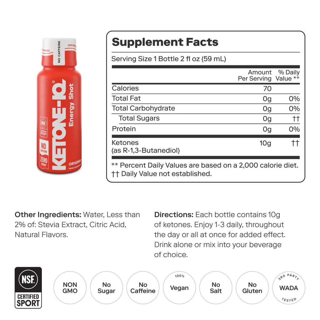 KETONE-IQ sin cafeina (caja de 6)