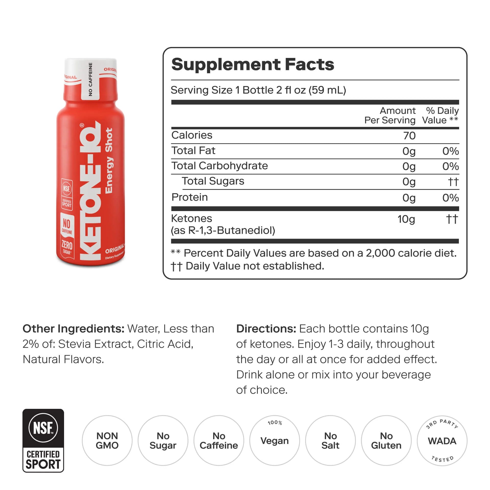 KETONE-IQ sin cafeina (caja de 6)