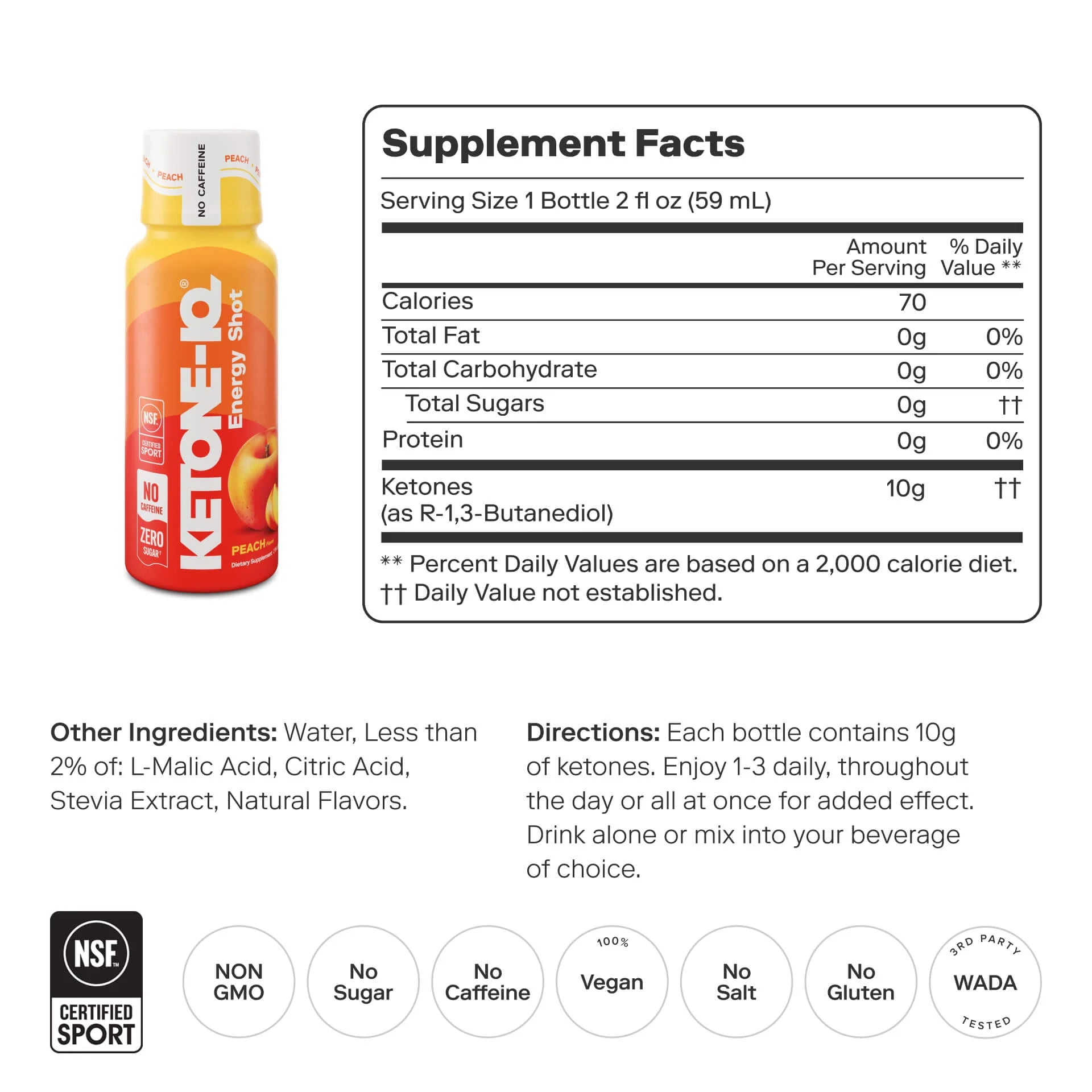 KETONE-IQ sin cafeina (caja de 6)