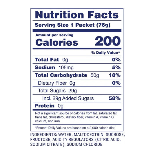 Gel energético Carbs Fuel Original 50 g (Caja)