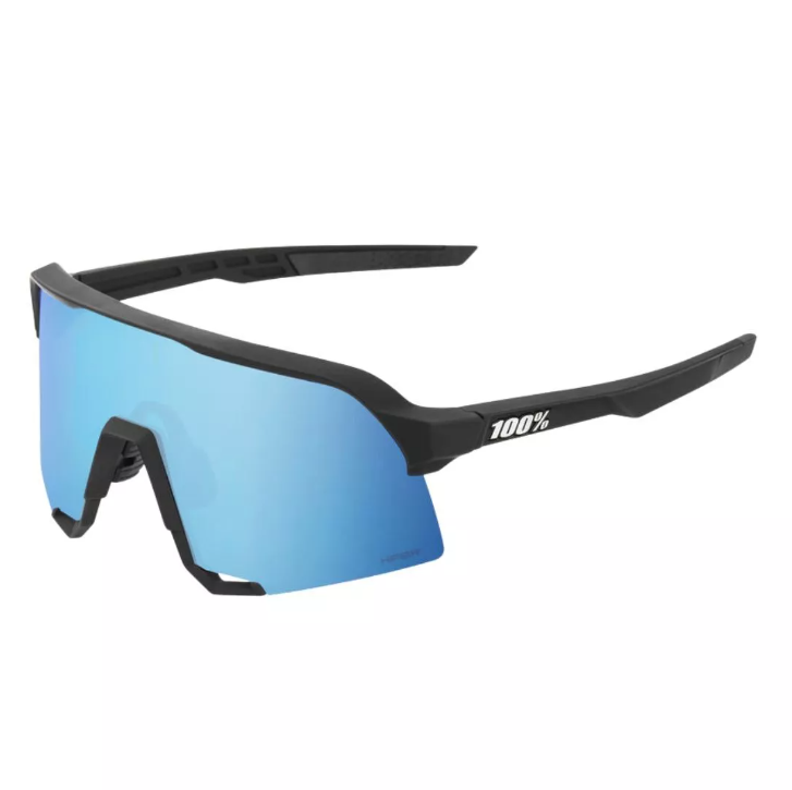 S3 100% Matte Black HiPER® Blue Multilayer Mirror Lens